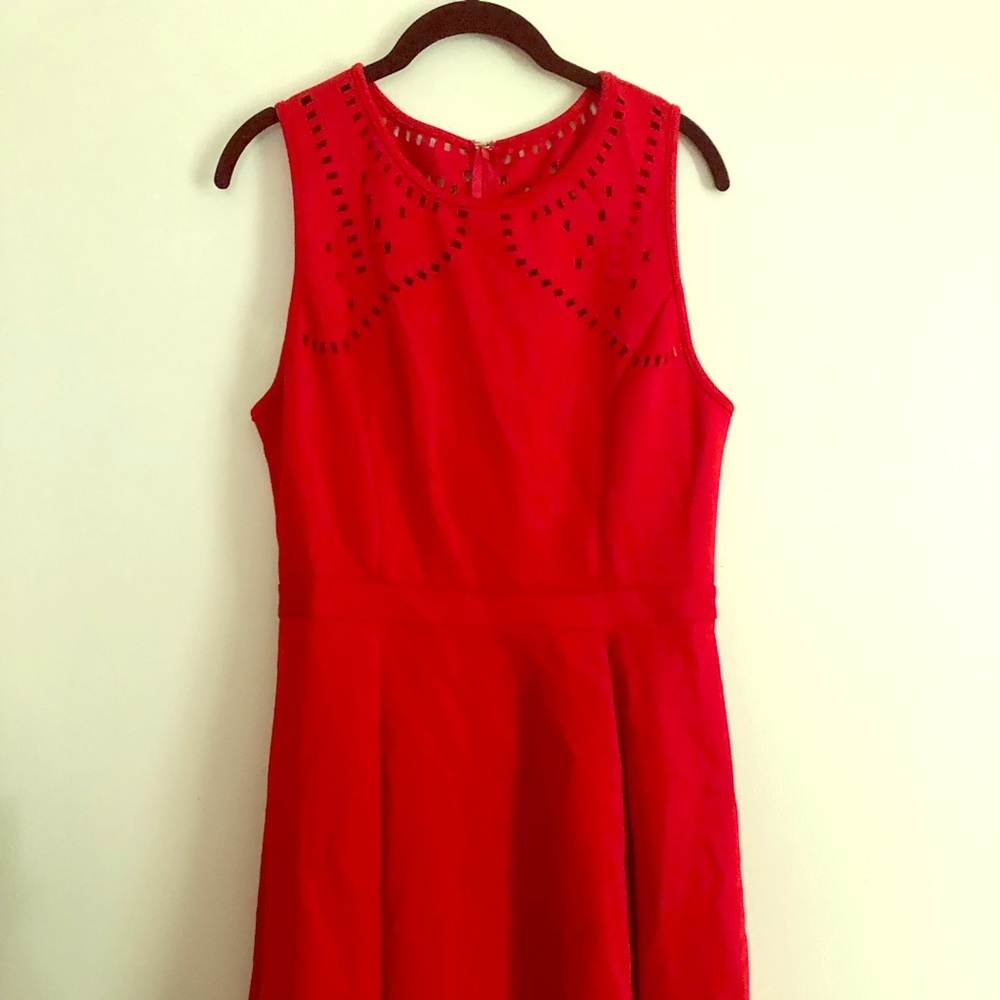 Red date night dress